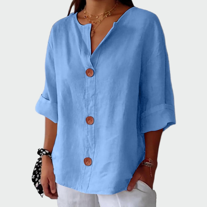 Blouse décontractée avec texture