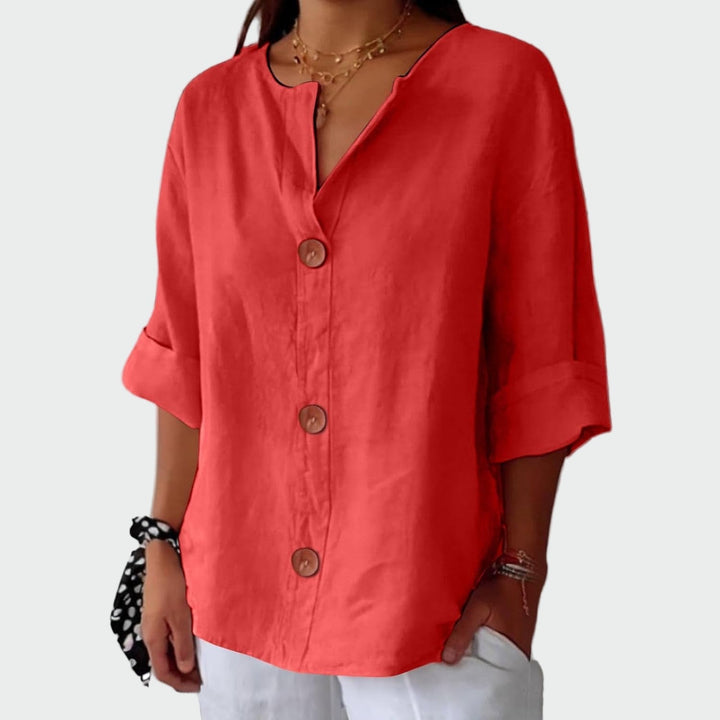 Blouse décontractée avec texture