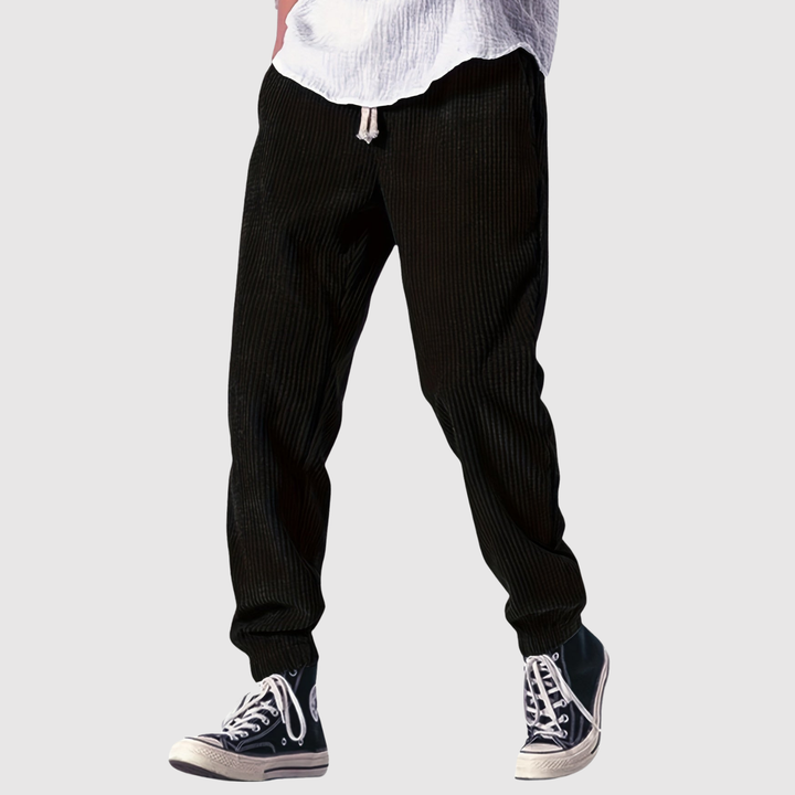 Leo – Pantalon décontracté avec ceinture à la taille