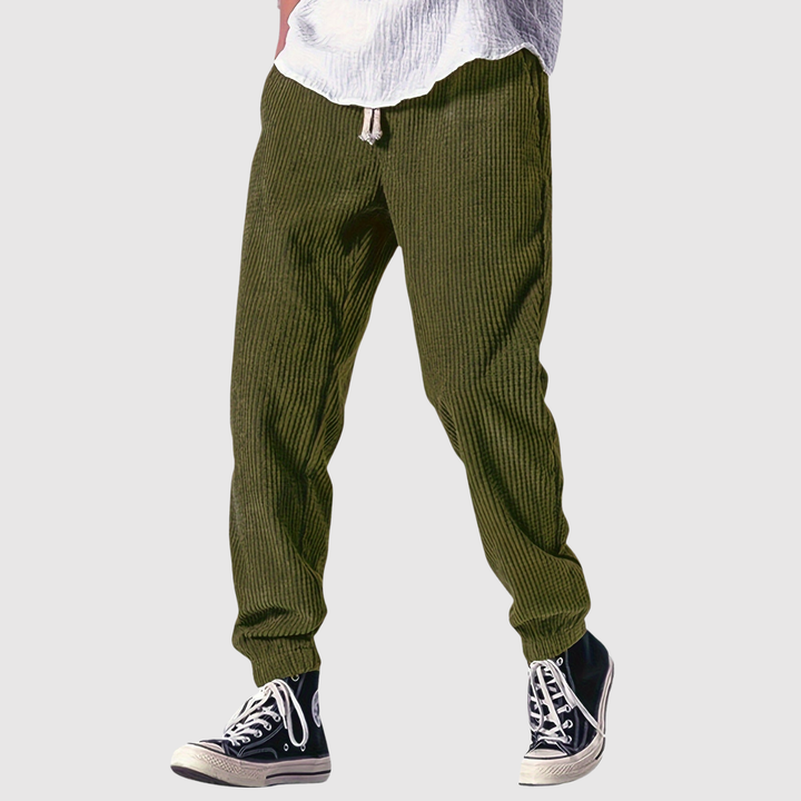Leo – Pantalon décontracté avec ceinture à la taille