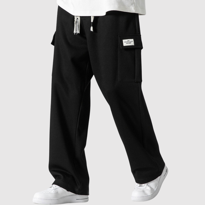 Mathis – Pantalons de training oversize à coupe décontractée