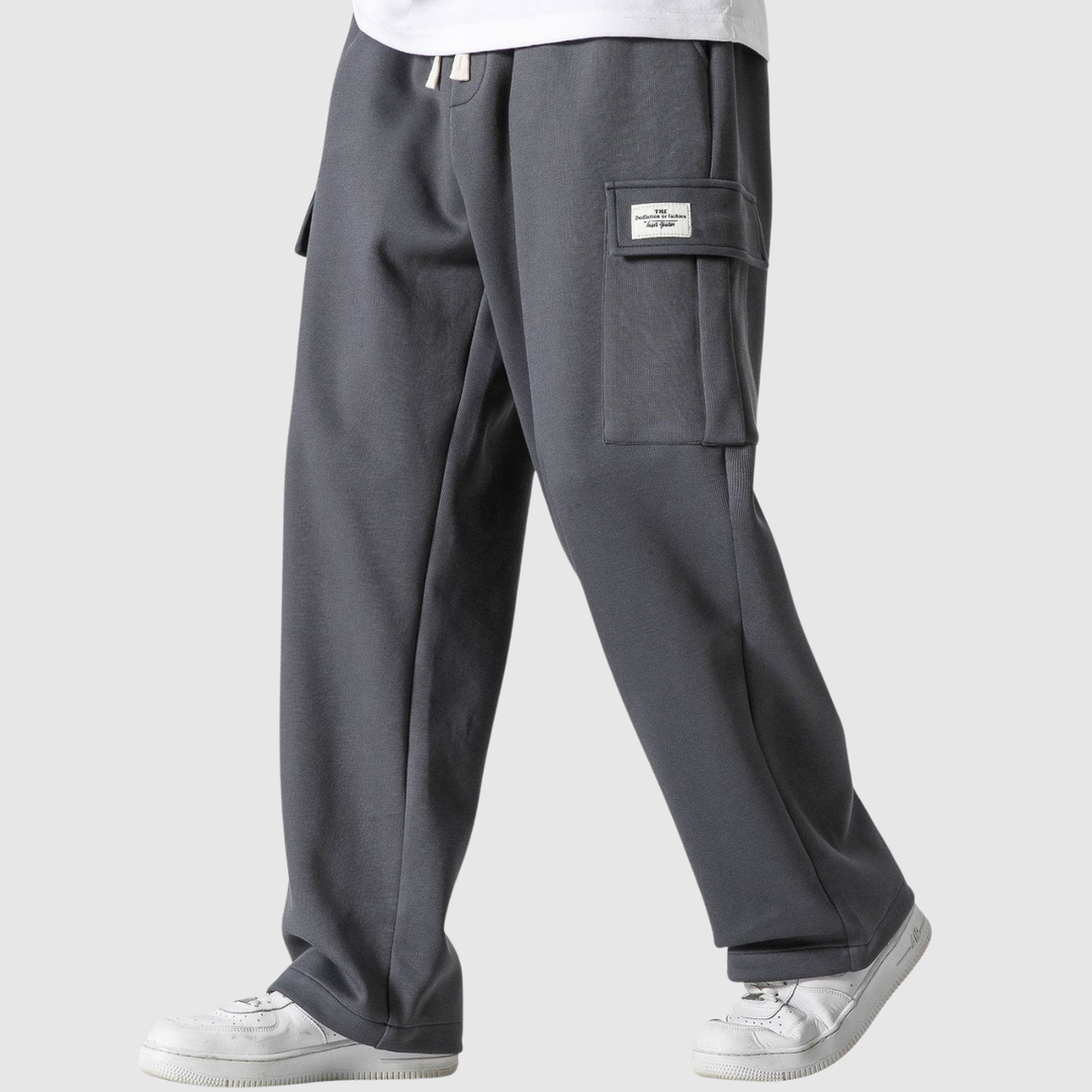 Mathis – Pantalons de training oversize à coupe décontractée