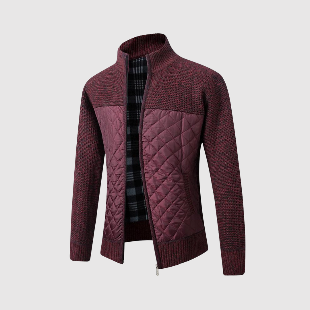 Šimon – Veste masculine élégante avec des détails tissés