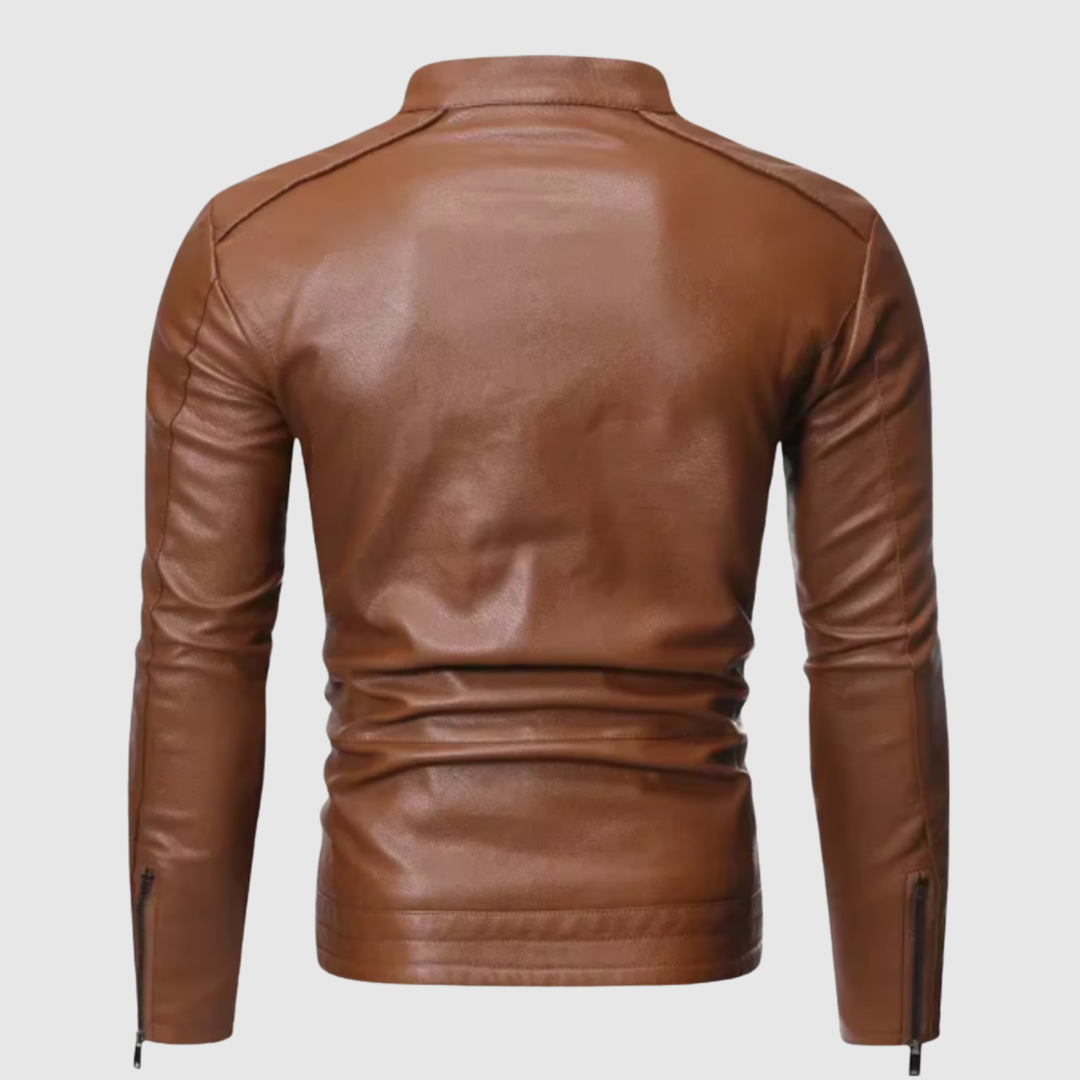Dorian – Veste en cuir moderne au design épuré