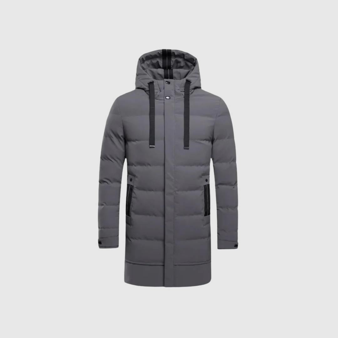 Marek – Long manteau d'hiver avec capuche