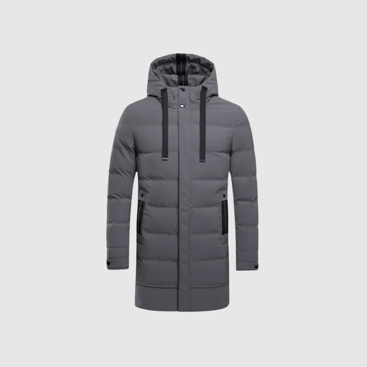 Marek – Long manteau d'hiver avec capuche