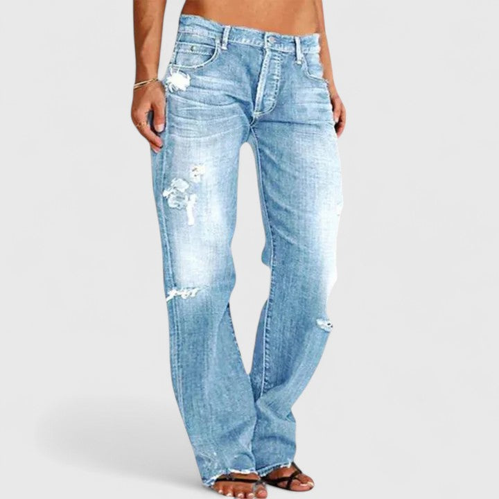Liliana - Pantalons en Jean au Style Élégant