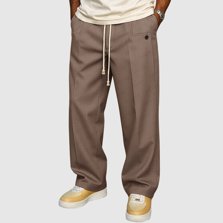 Leo - Pantalon décontracté avec cordon à la taille