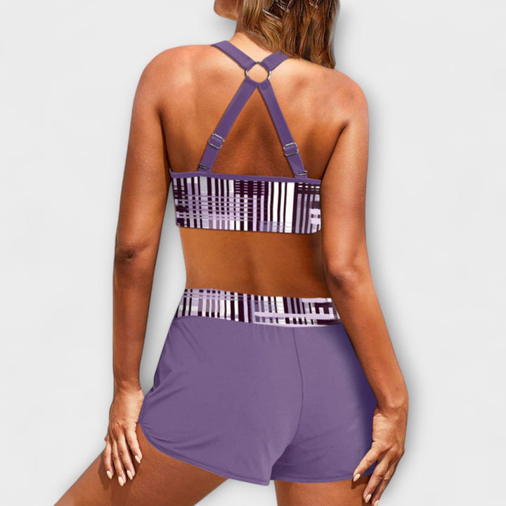 Aaltje - Bikini côtelé taille haute