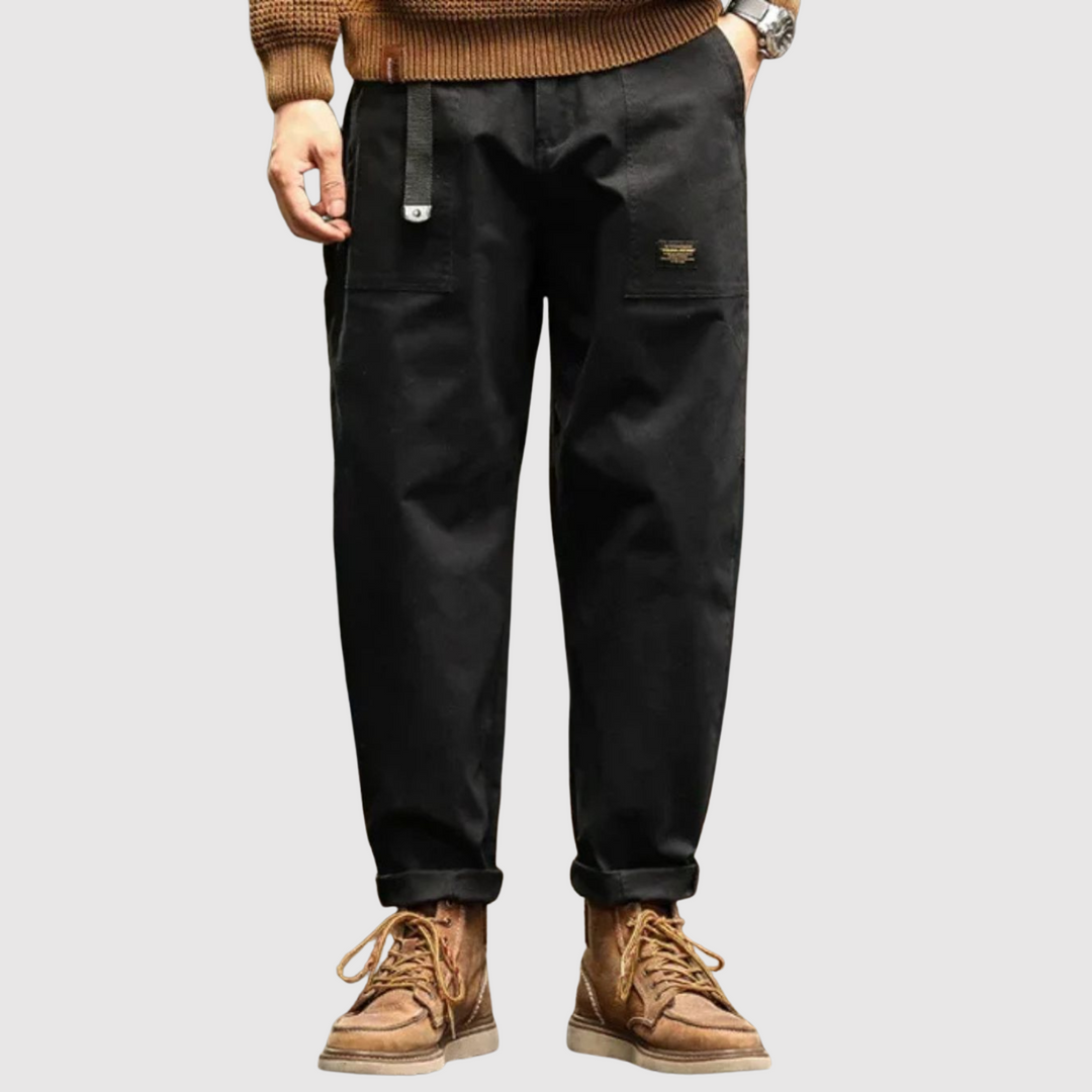Leo - Pantalon cargo au look militaire