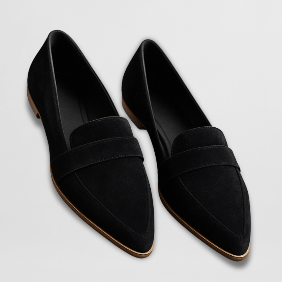 Helga - Mules cognac à bout pointu