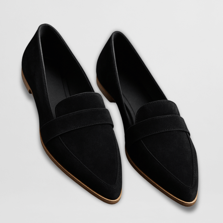 Helga - Mules cognac à bout pointu