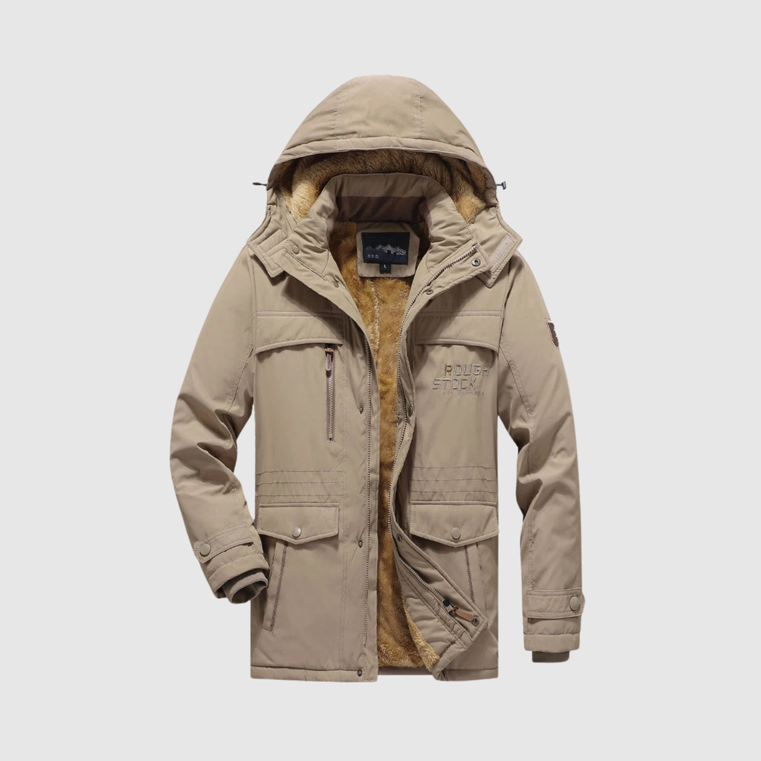 Marek – Veste d'hiver avec doublure en duvet et capuche