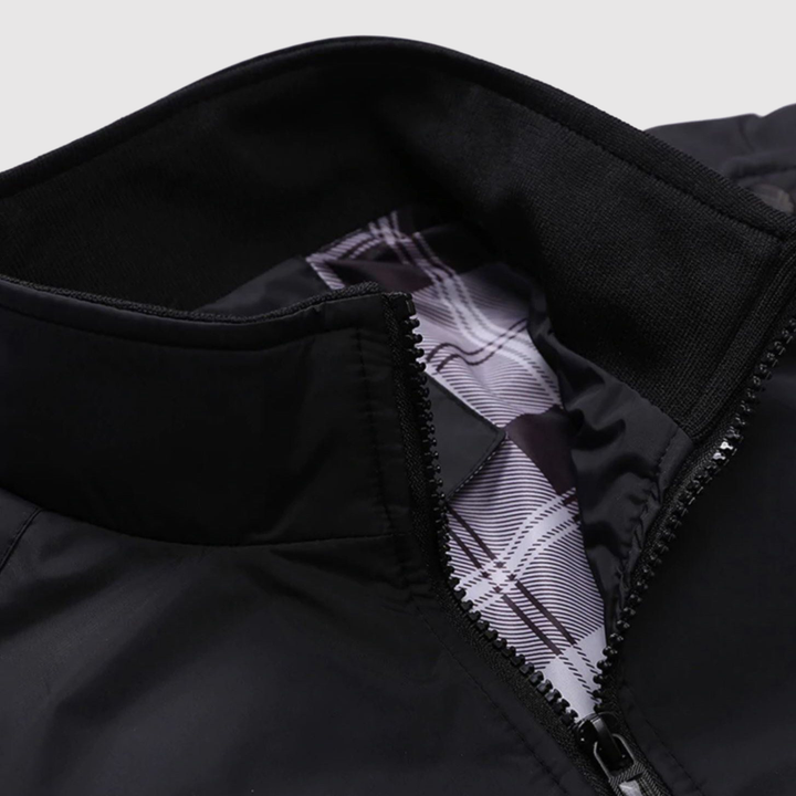 Marek – Veste masculine élégante avec fermeture éclair et doublure douce