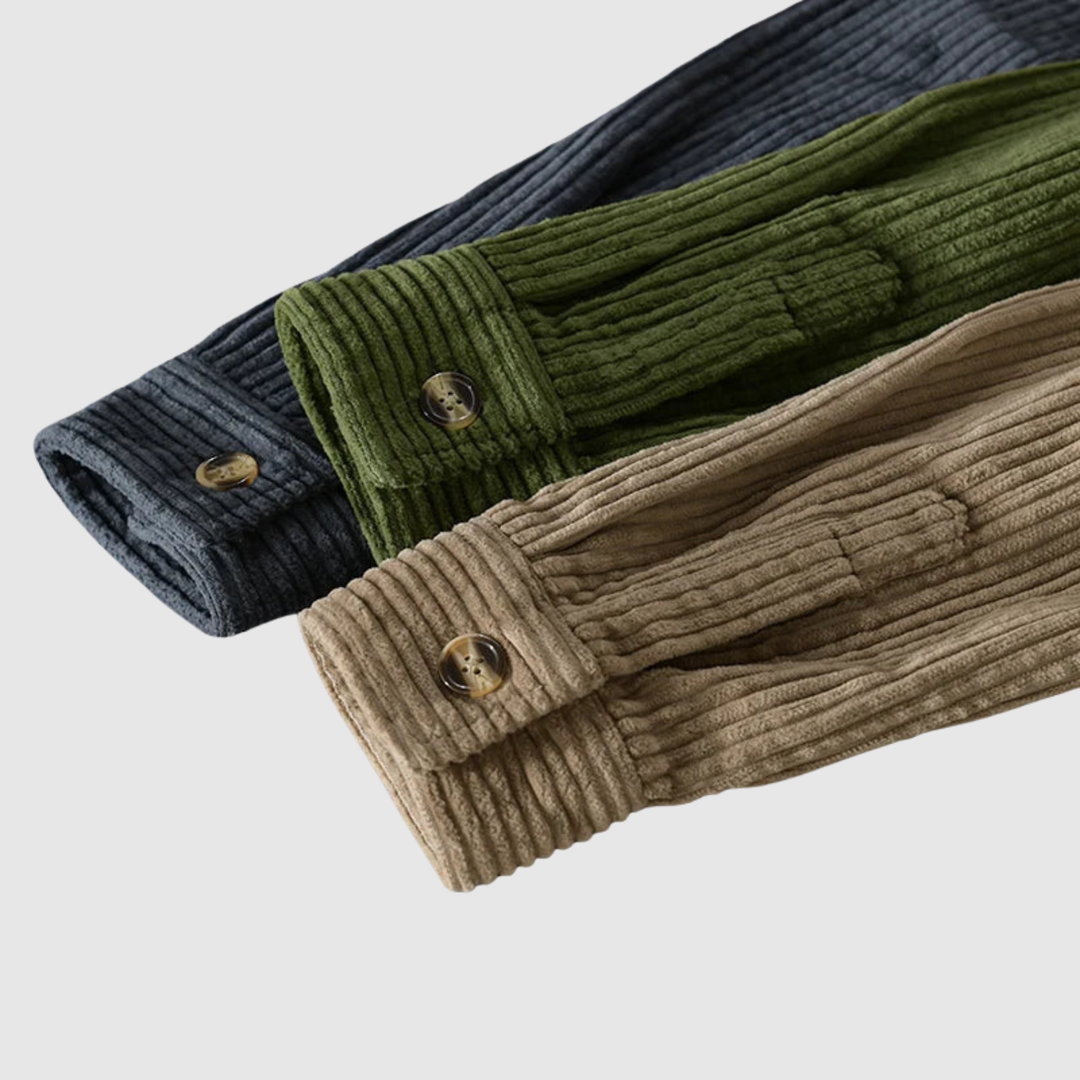 Šimon - Chemise en velours au design classique