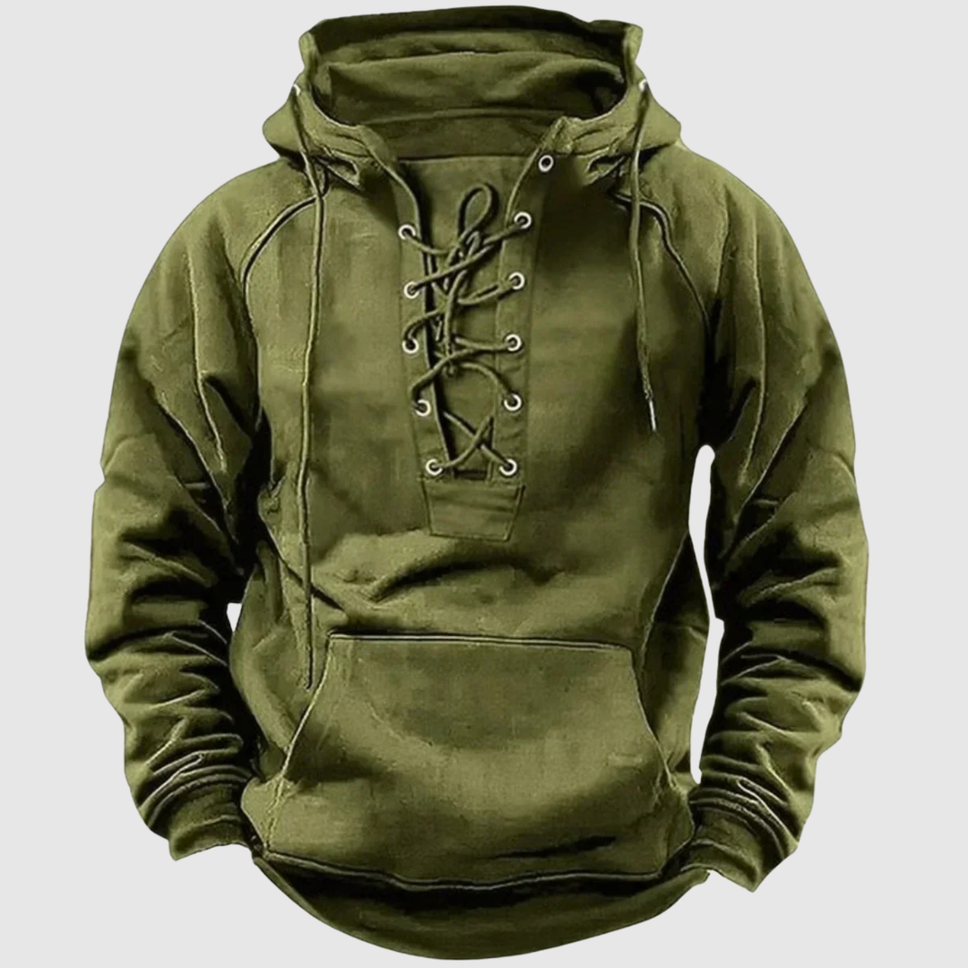 Daniel - Sweat à capuche avec détails en cordons pour hommes