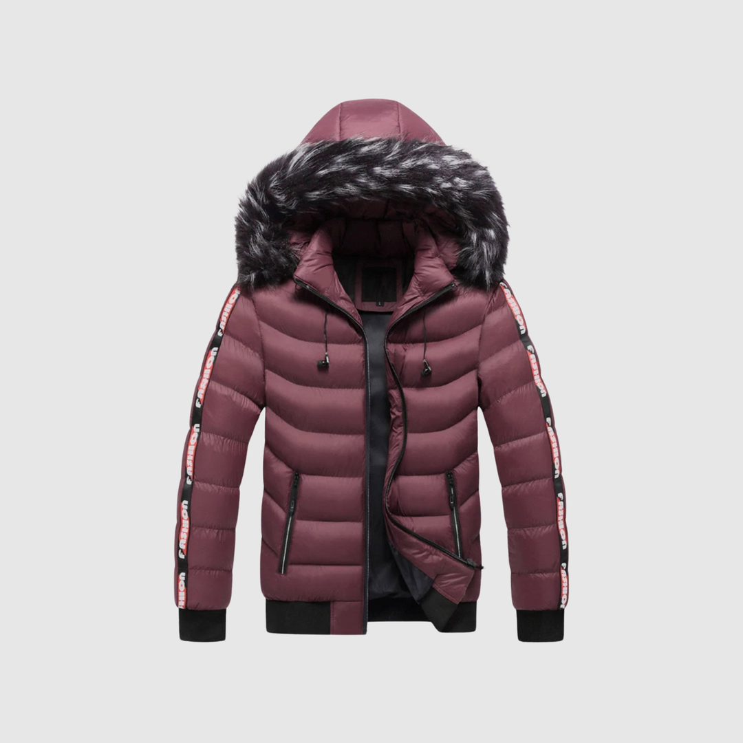 Marek – Veste d'hiver en duvet avec capuche