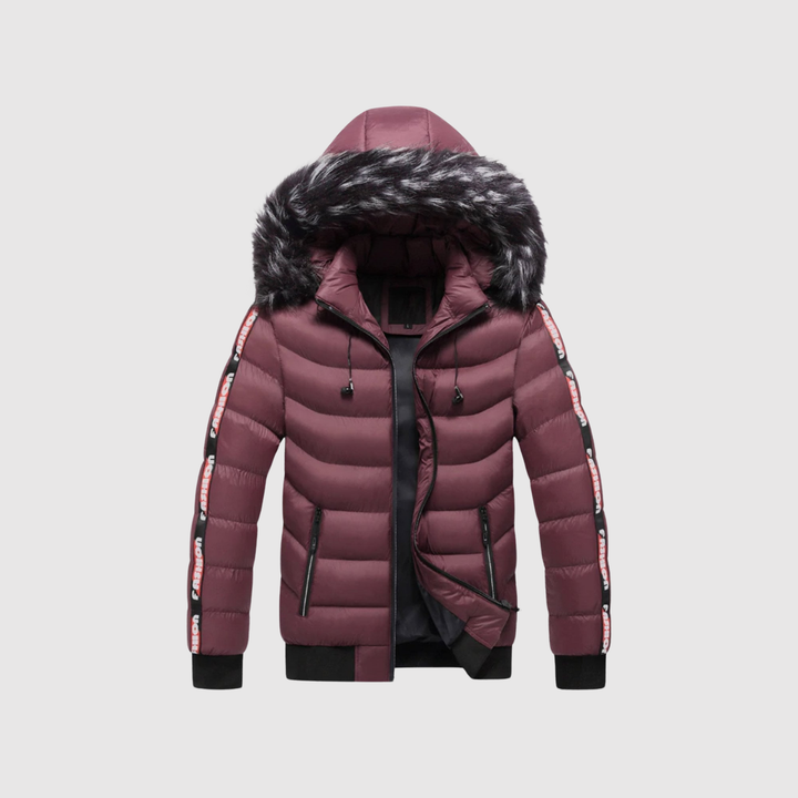 Marek – Veste d'hiver en duvet avec capuche