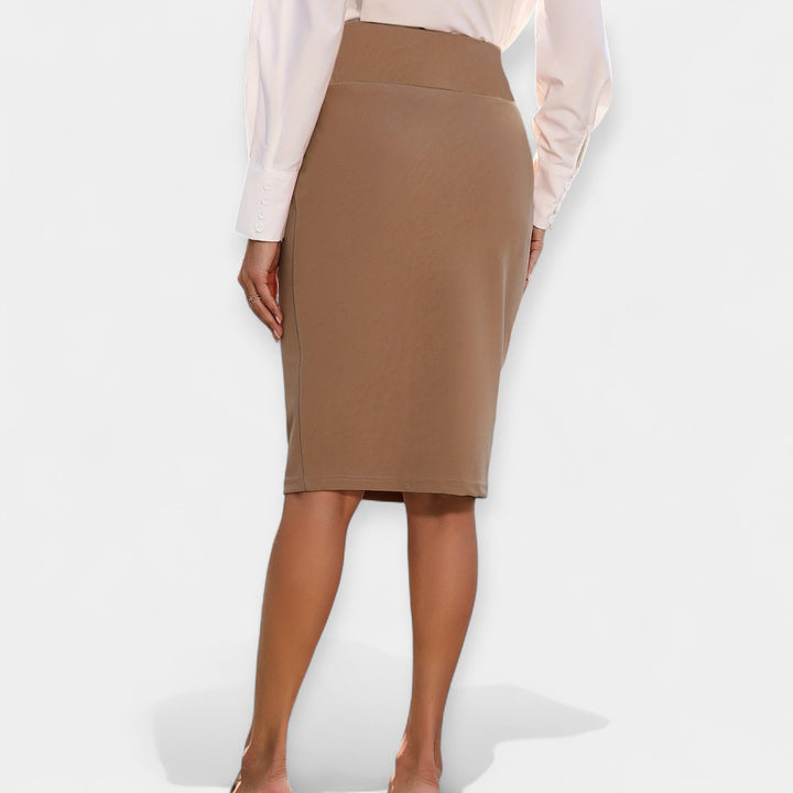 Jupe Midi Taille Haute