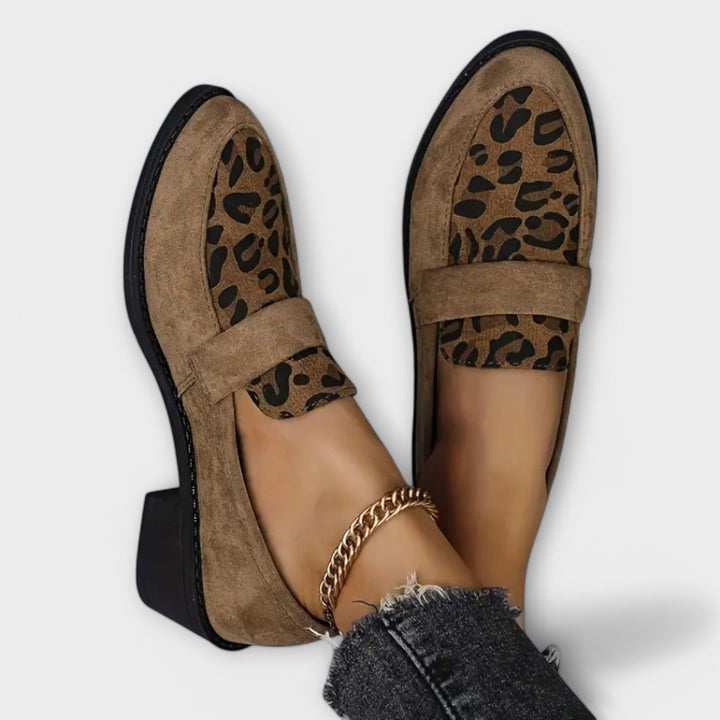 Chaussures élégantes pour femmes avec motif léopard