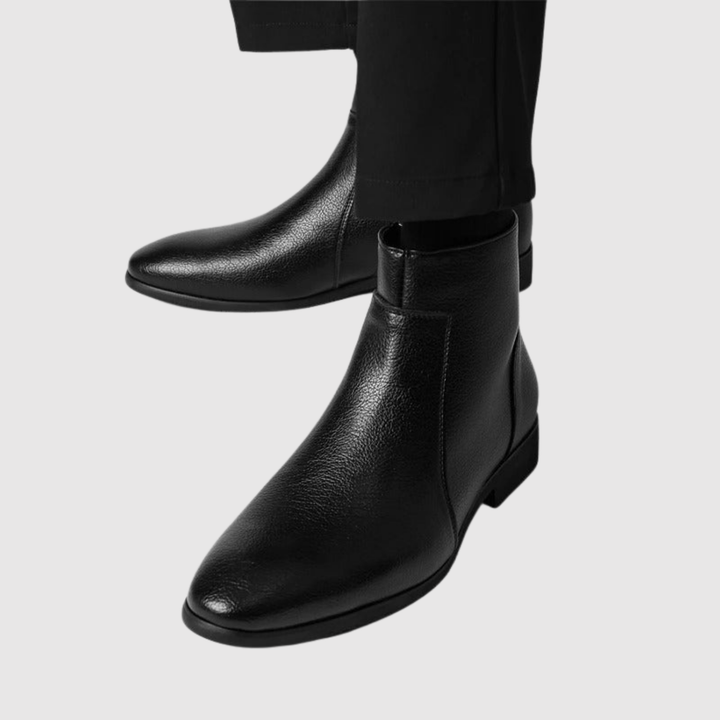 Viktor – Bottines Chelsea en cuir gaufré