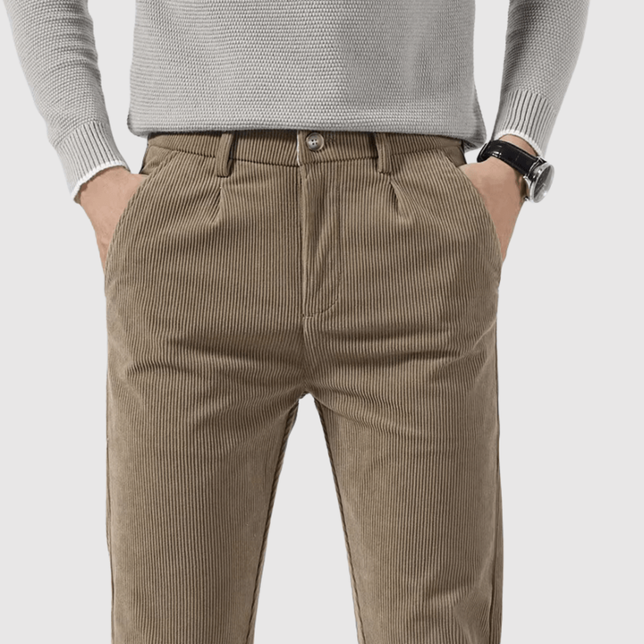 Leo – Pantalon en daim doux