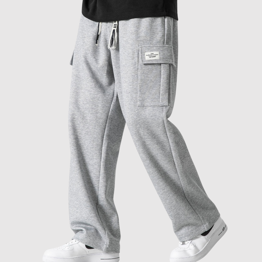 Mathis – Pantalons de training oversize à coupe décontractée
