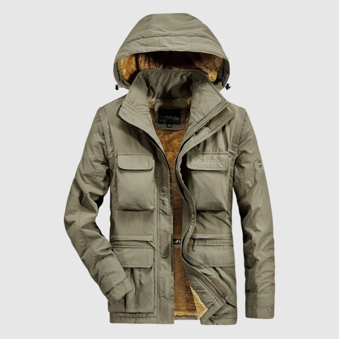 Marek – Veste d'hiver imperméable avec doublure chaude