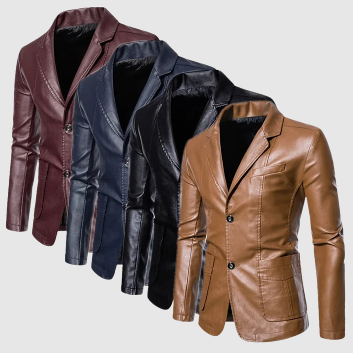 Dorian – Veste en cuir élégante avec une brillance moderne