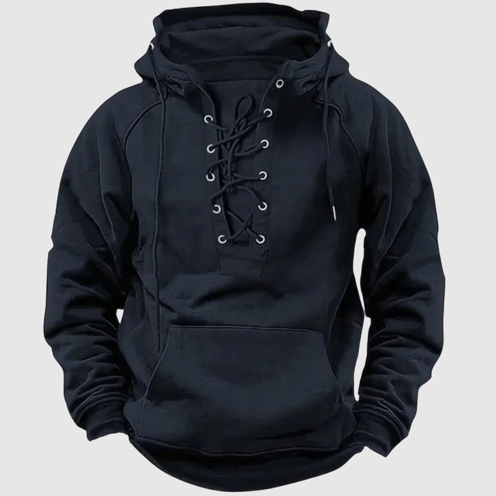 Daniel - Sweat à capuche avec détails en cordons pour hommes