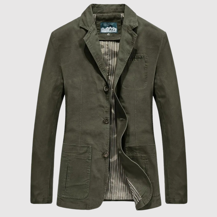 Šimon – Veste en coton à coupe classique