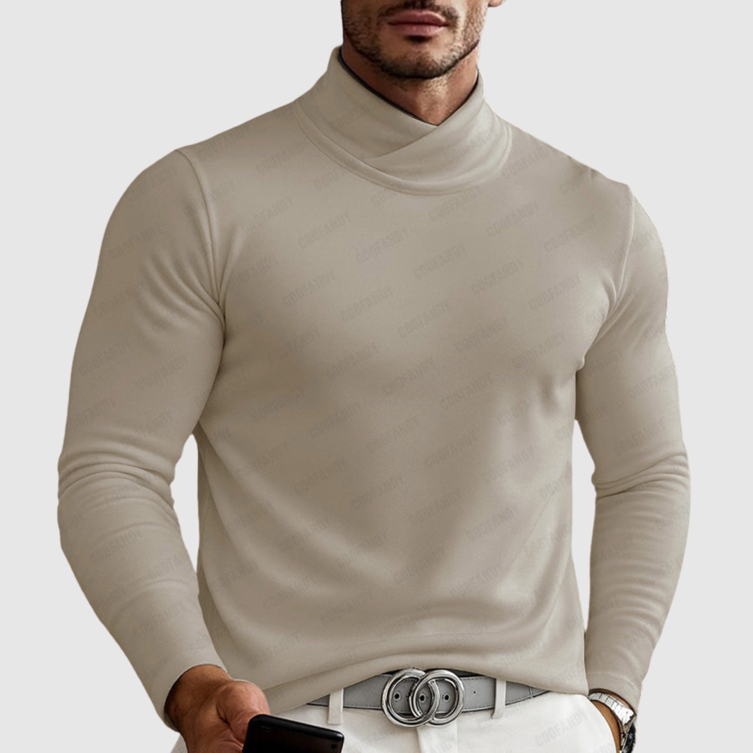 Lucas – Pull classique à col roulé