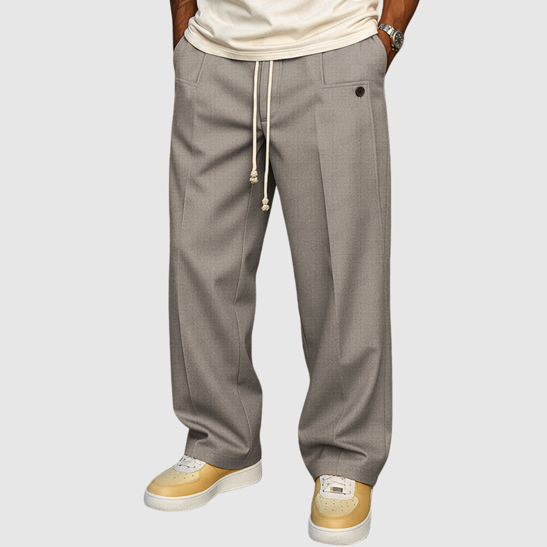 Leo - Pantalon décontracté avec cordon à la taille
