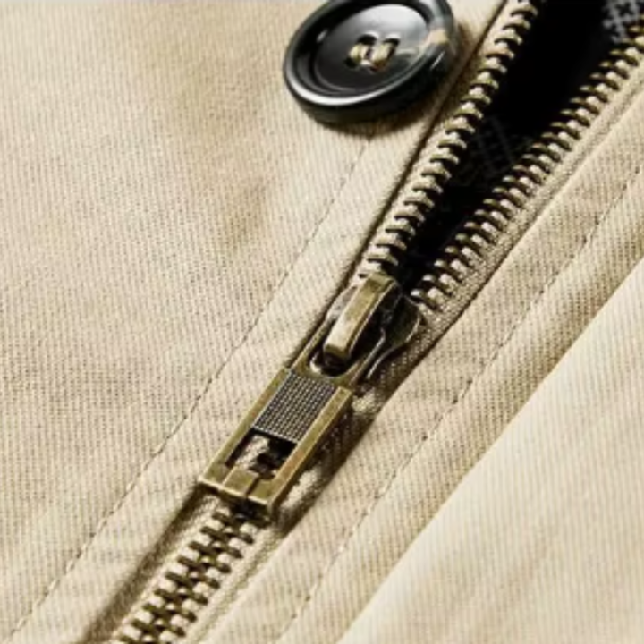 Marek – Veste d'hiver en cuir écologique avec doublure isolante