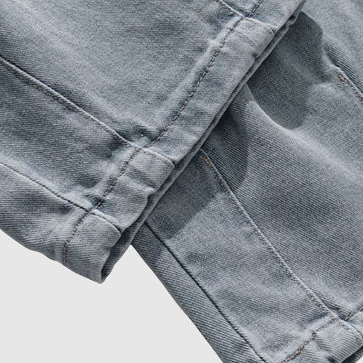 Bruno – Jeans cargo amples avec taille élastique