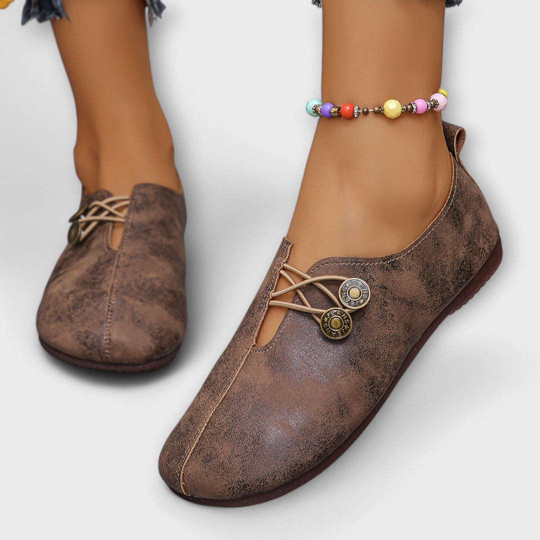 Ballerine en Cuir