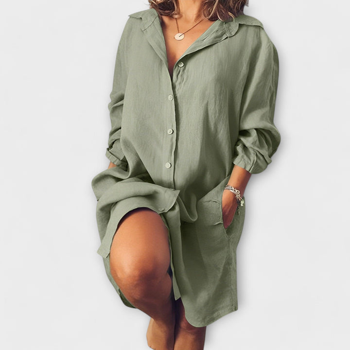 Clara - Blouse décontractée en lin