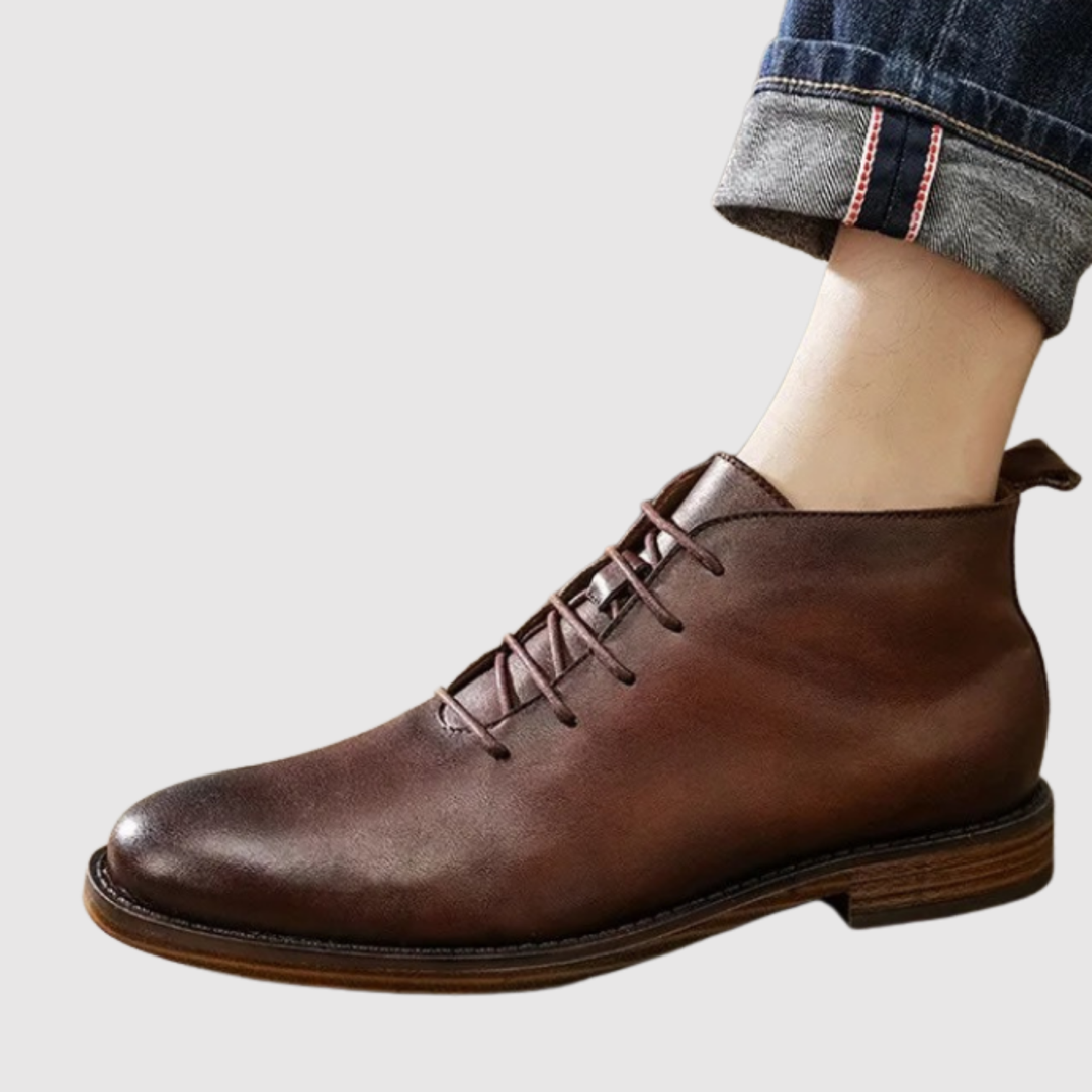 Viktor – Chaussures en cuir classiques avec semelle dure