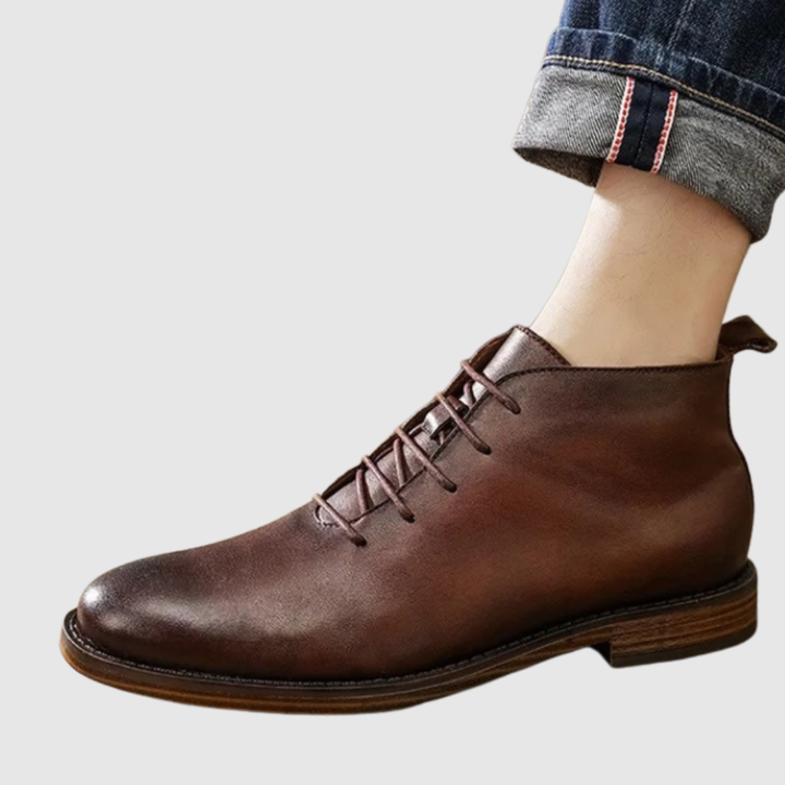 Viktor – Chaussures en cuir classiques avec semelle dure