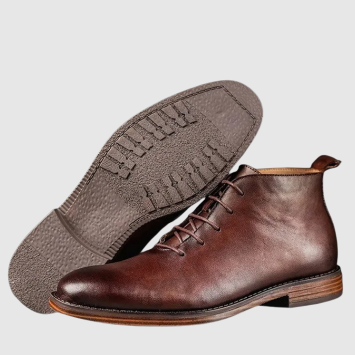 Viktor – Chaussures en cuir classiques avec semelle dure