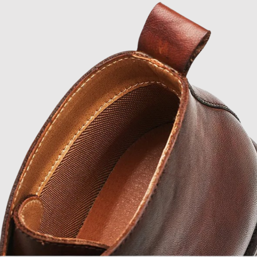 Viktor – Chaussures en cuir classiques avec semelle dure
