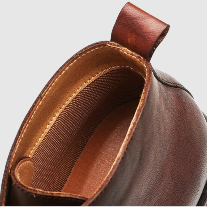 Viktor – Chaussures en cuir classiques avec semelle dure