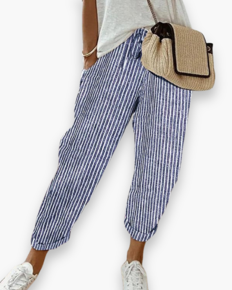 Rose - Pantalon Décontracté Confortable Et Aéré Femme