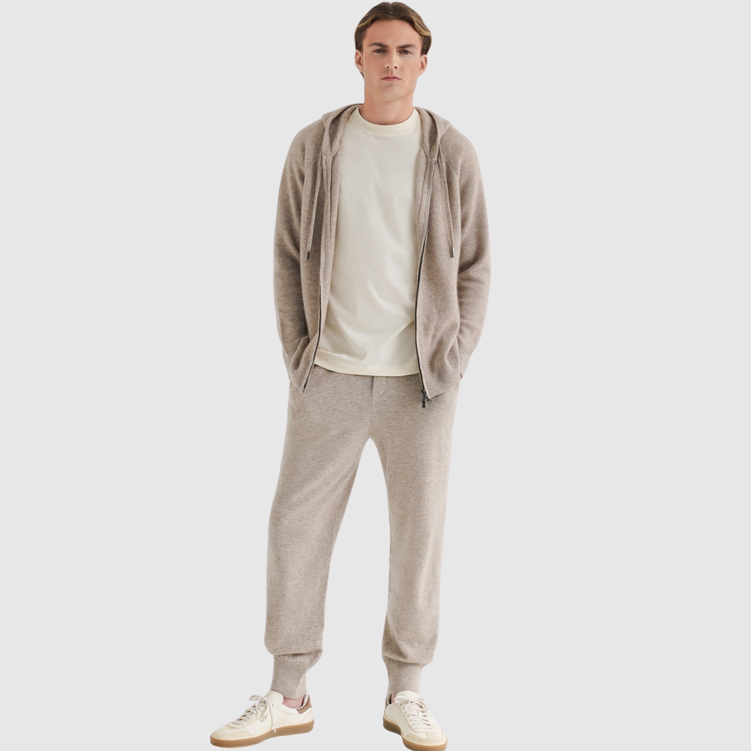 Mathis – Pantalon de sport basique en beige
