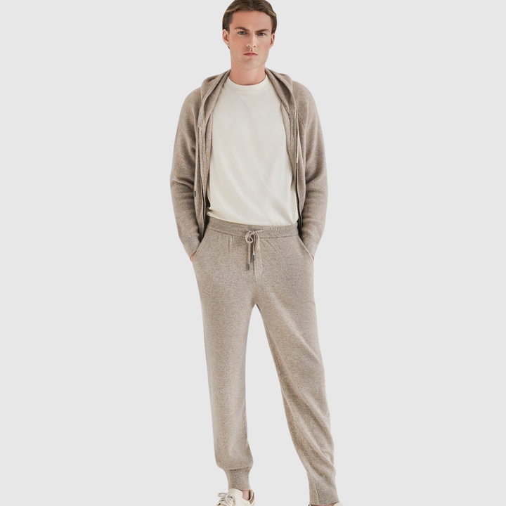 Mathis – Pantalon de sport basique en beige
