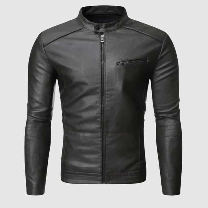 Dorian – Veste en cuir moderne au design épuré