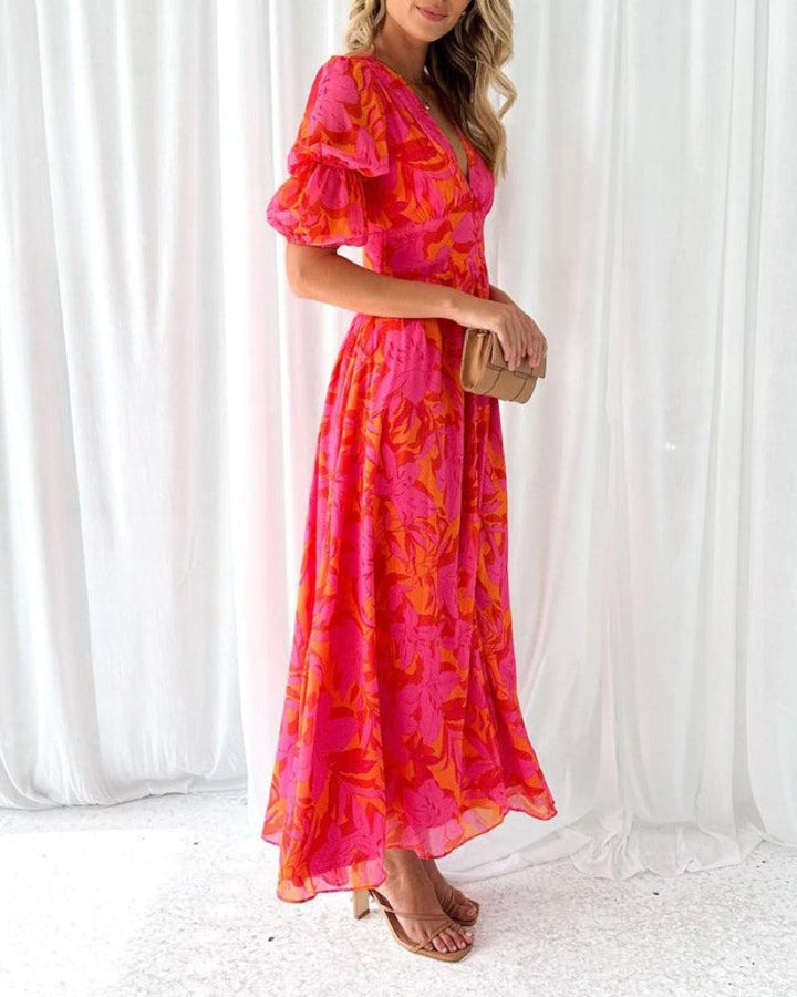 Skylar – Robe Imprimée Fluide