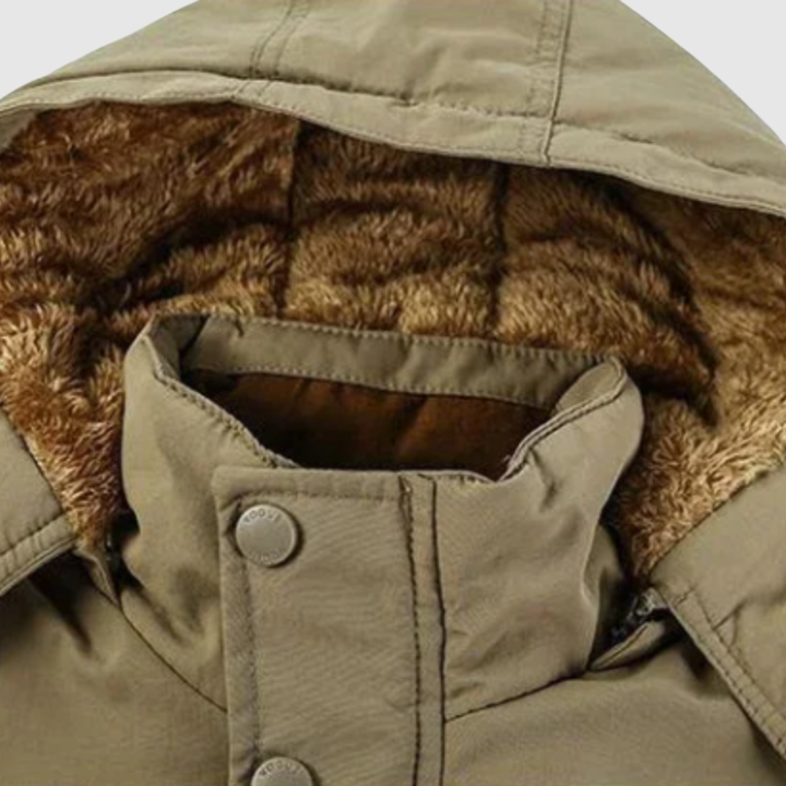 Marek – Veste d'hiver avec doublure en duvet et capuche