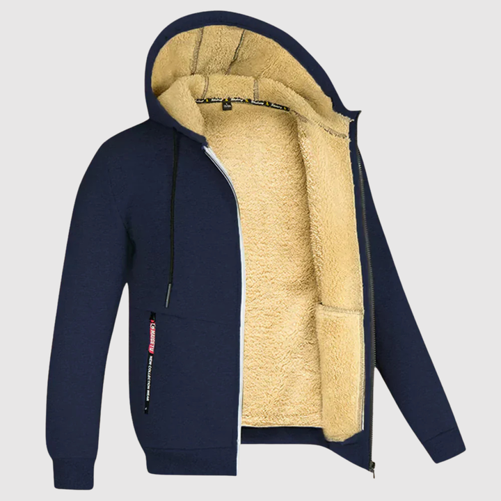 Marek - Sweat à capuche avec doublure en sherpa
