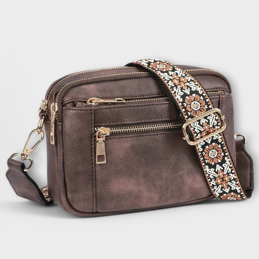 Emilia - Sac bandoulière en cuir végan